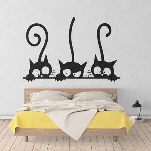 Sticker pentru perete - Trei pisici