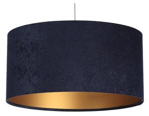 Lustră pe cablu CLASSIC 1xE27/60W/230V albastru/auriu