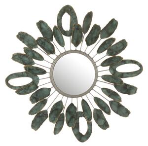 Oglinda, Metal, Verde, 61x61x6 cm