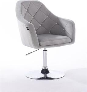 HR830 SCAUN CATIFEA GRI OŢEL
