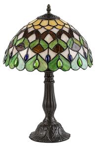 Brilagi - Lampă de masă Tiffany MARGARET, cu vitralii, 1xE27/40W/230V
