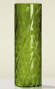 Vaza Otono, sticla, verde, 45 cm