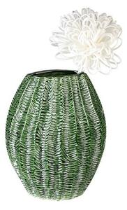 Vaza Organico, ceramica, verde, 10x24x31 cm
