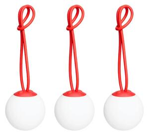 Bolleke Portabil Lustră Pendul Mini Set (3pcs.) IP55 Red - Fatboy®