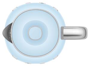 Fierbator apa KLF05PBEU cu termostat si baza rotativa, Albastru Pastel, Retro 50, 0,8L, 1400W, SMEG