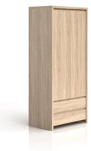 Dulap de haine Kaspian SZF2D2S (Stejar sonoma). 798017
