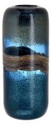 Vaza sticla BLUE SEA, 13x13x29 cm