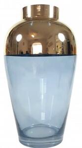 Vaza sticla IVORY BLUE, 18x32 cm