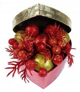 Decoratiune CHRISTMAS HEART, 23x20 cm