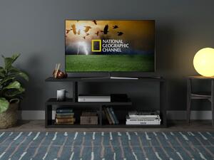 Comoda TV din pal, Parol Homs, Negru, 100 X 40 X 29 cm