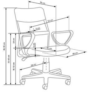 Scaun ergonomic pentru copii – TIMMY turcoaz