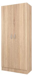 Dulap Remi, 2 Usi, Stejar Sonoma, 80 x 51 x 170 cm