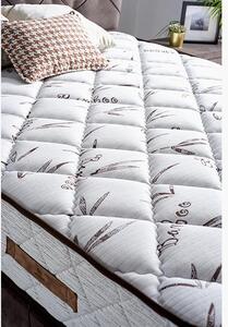 Baza de pat cu tablie si saltea Bamboo Homs 100×200 cm