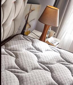 Baza de pat cu tablie si saltea Cashmere Homs 180×200 cm