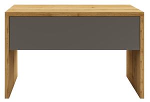Noptiera haaus Pedro, 1 Sertar, Stejar Wotan/Antracit, 53 x 35 x 33 cm