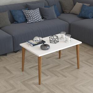 Masa de cafea Paco Homs 72 x 45 x 42 cm, Alb-nuc