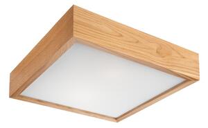 Plafonieră OAK SQUARE 2xE27/60W/230V stejar 37,5 cm