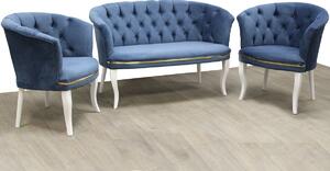 Set canapea Milano Relax Homs textil mustar gold