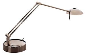 Icons M-1137L - Lampă de birou argintie din metal cu braț ajustabil