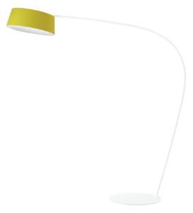 Oxygen 36 W - Lampă de podea LED cu abajur galben