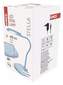 Veioză albastru-deschis LED cu intensitate reglabilă (înălțime 55 cm) Stella – EMOS