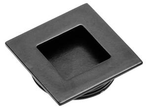 Buton mobila ingropat B226, 40x40 mm, negru mat