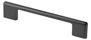 Maner mobila CAPRI 128 mm, negru mat