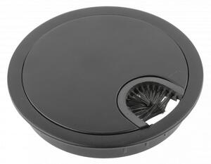 Trecere cabluri O80 mm, negru mat