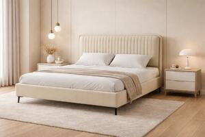 Pat tapitat Riviera 160x200 – Eleganță modernă și rafinament premium