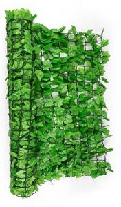 Blumfeldt Fency Ivy, frunze iedera de culoare verde deschis- gard de protecție împotriva vântului 300 x 100 cm