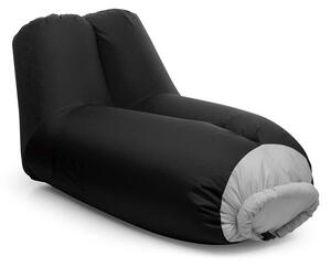 Blumfeldt Airlounge, scaun gonflabil, 90x80x150cm, rucsac, lavabil, poliester, negru