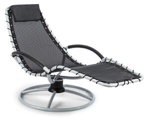 Blumfeldt The Chiller, scaun balansoar, 77 x 85 x 173 cm, 360 Comfort, ComfortMesh, negru