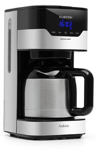 Klarstein Arabica 800W, aparat de cafea, EasyTouch Control, argintiu/negru