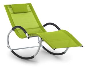 Blumfeldt Westwood, canapea tip leagăn, ergonomică, din aluminiu, verde
