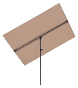 Blumfeldt Flex-Shade L, umbrelă de soare, 130 x 180 cm, poliester, UV 50, maro deschis