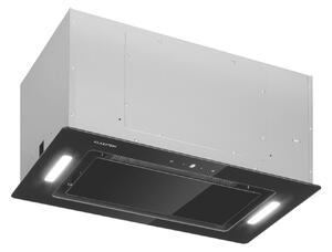 Klarstein Hektor Eco, hota incorporabila, 52 cm, 566 m³ / h, panoul de control tactil, sticla, neagra
