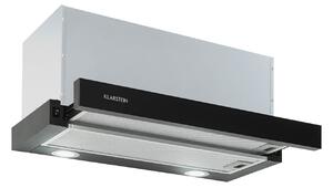 Klarstein Viola, hotă, oțel inoxidabil, 59,6 cm, 612 m³ / h, clasă energetică A, negru
