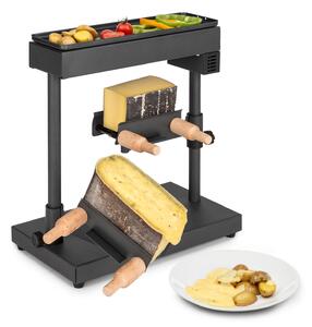 Klarstein Appenzell XL, raclette cu grătar, 600 W, termostat, 2 rafturi pentru brânză