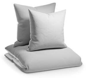 Sleepwise Soft Wonder-Edition, lenjerie de pat, 155x200cm, gri deschis/albă