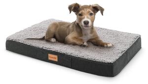 Brunolie Balu, pat pentru câine, pernă pentru câine, lavabil, ortopedic, antiderapant, spumă cu memorie, dimensiunea S (72 × 8 × 50 cm)