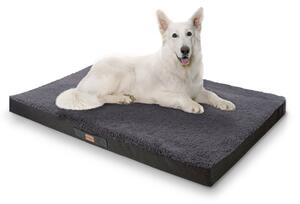 Brunolie Balu, pat pentru câine, pernă pentru câine, lavabil, ortopedic, antiderapant, spumă cu memorie, dimensiunea XXL (120 × 10 × 100 cm)