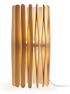 Stick B02 - Lampă de masă minimalistă cu abajur din lemn