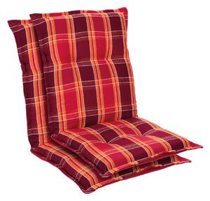 Blumfeldt Prato, pernă tapițată, pernă pentru scaun, spătar mic, scaun de gradină, poliester, 50x100x8cm, 2 x pernă