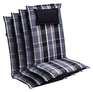 Blumfeldt Elbe, pernă, pernă pentru fotoliu, spătar înalt, pernă scaun de grădină, Dralon, 50 × 120 × 8 cm