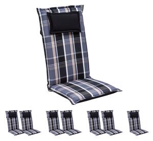 Blumfeldt Elbe, pernă, pernă pentru fotoliu, spătar înalt, pernă scaun de grădină, Dralon, 50 × 120 × 8 cm