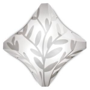 Dafne L - Aplică albă cu model cu frunze