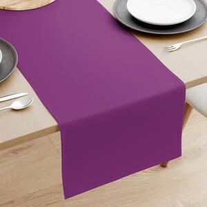 Goldea napron de masă din bumbac - violet 35x140 cm
