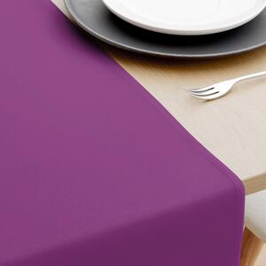 Goldea napron de masă din bumbac - violet 35x140 cm