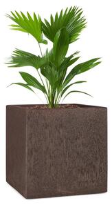 Blumfeldt Solid Grow Rust, ghiveci pentru flori, 40 x 41 x 40 cm, fibreclay, culoare ruginie