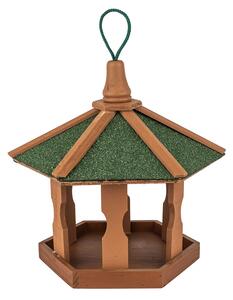 Blumfeldt Casă suspendabilă pentru păsări, pâslă impermeabilă pentru acoperiș, lemn de pin tratat